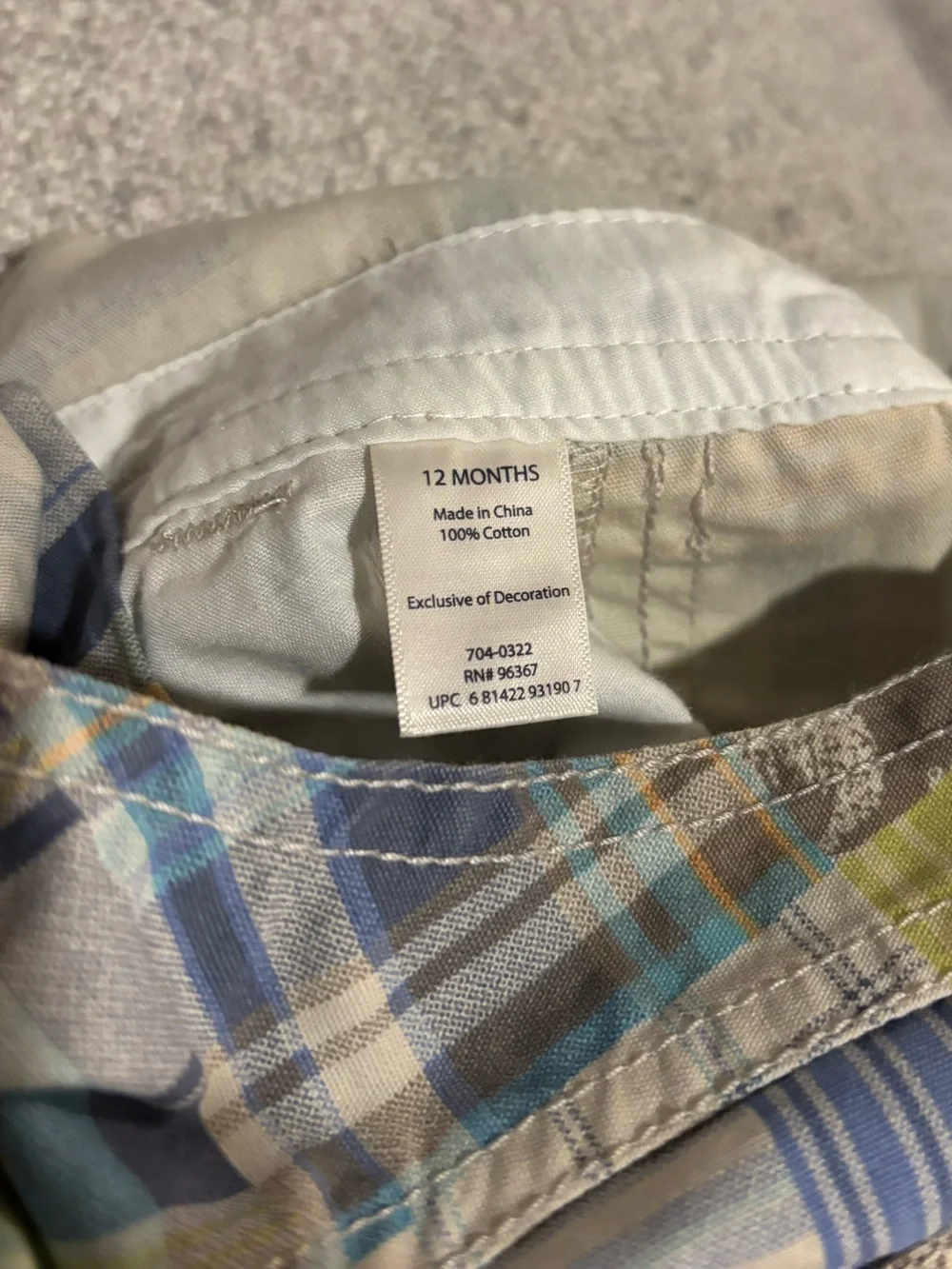 NWOT Oshkosh Plaid Overalls